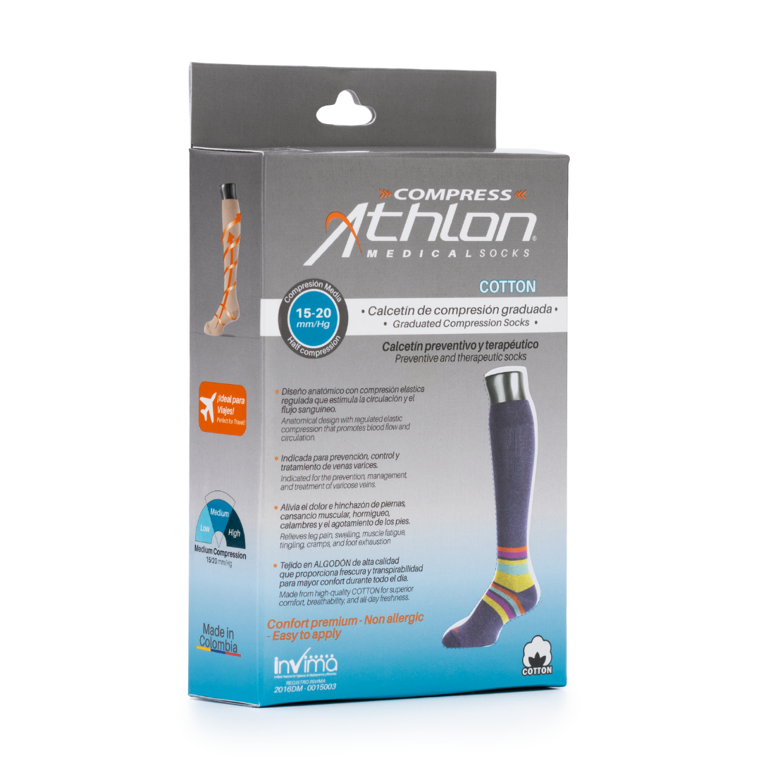Medias de Compresión Graduada Algodón - CA002