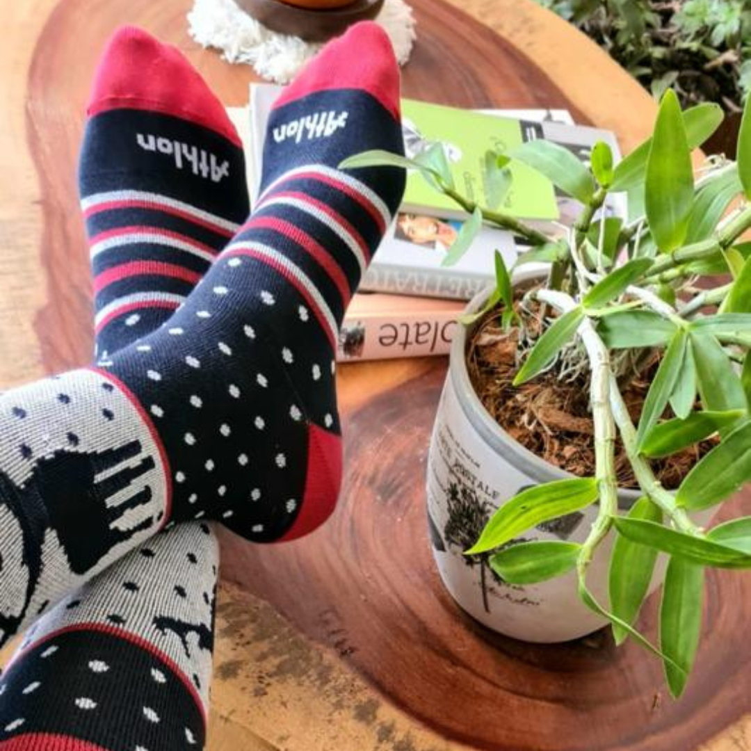 Medias de Compresión Graduada - CMN01 Reno Azul