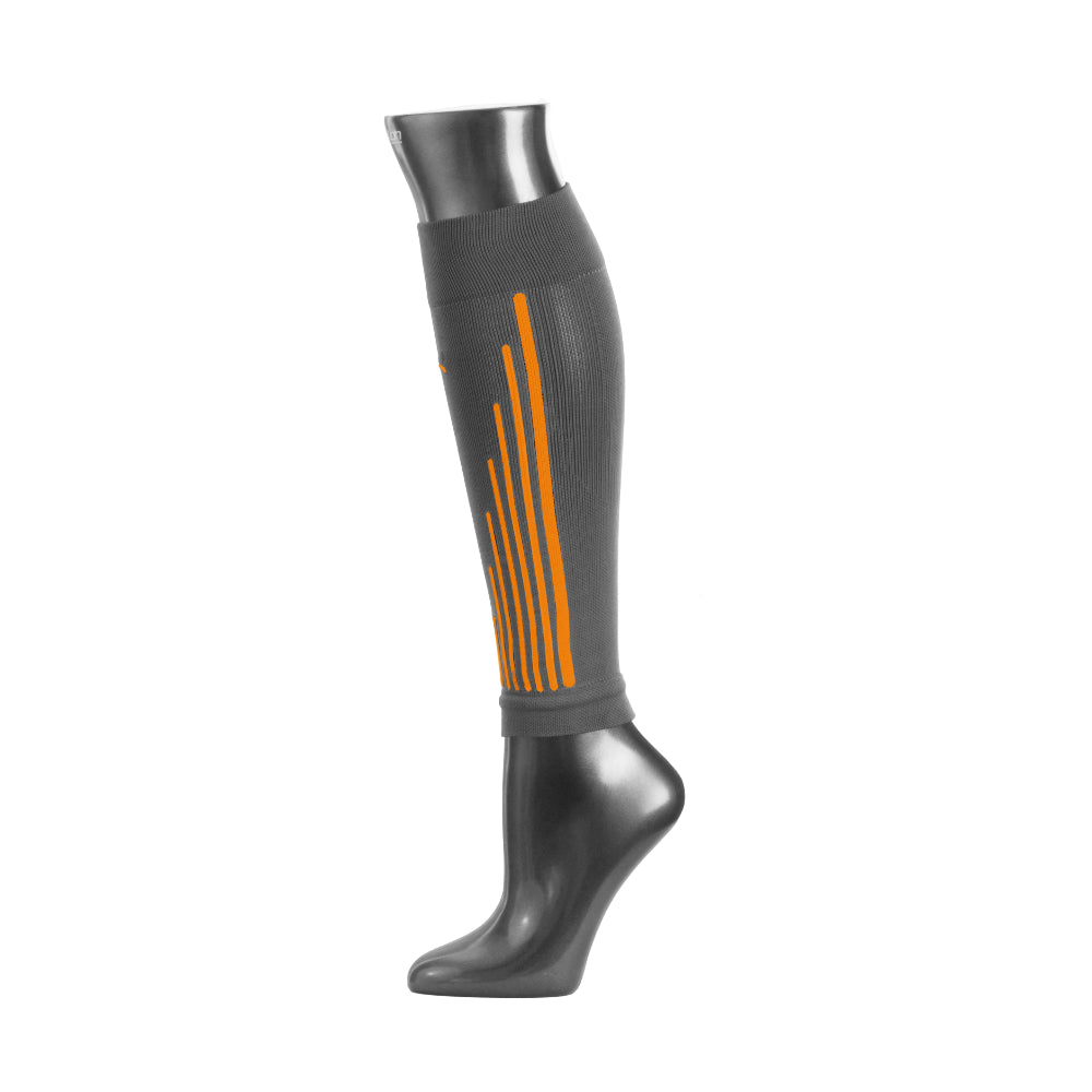 Pantorrilleras Deportivas de Compresión Graduada - 1621 Gris Naranja